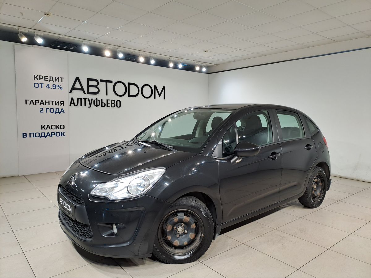 Citroen C3 II поколение 1.6 AT (120 л.с.) Base Чёрный 2010 с пробегом 166 800 км