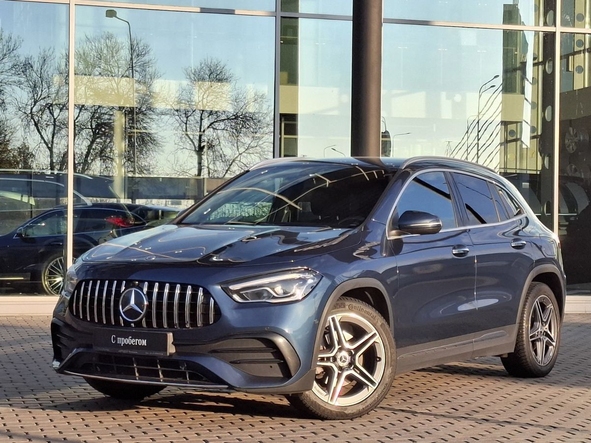 Mercedes-Benz GLA II поколение (H247) 200 1.3 AMT 4Matic (150 л.с.) Sport Синий 2021 с пробегом 59 930 км