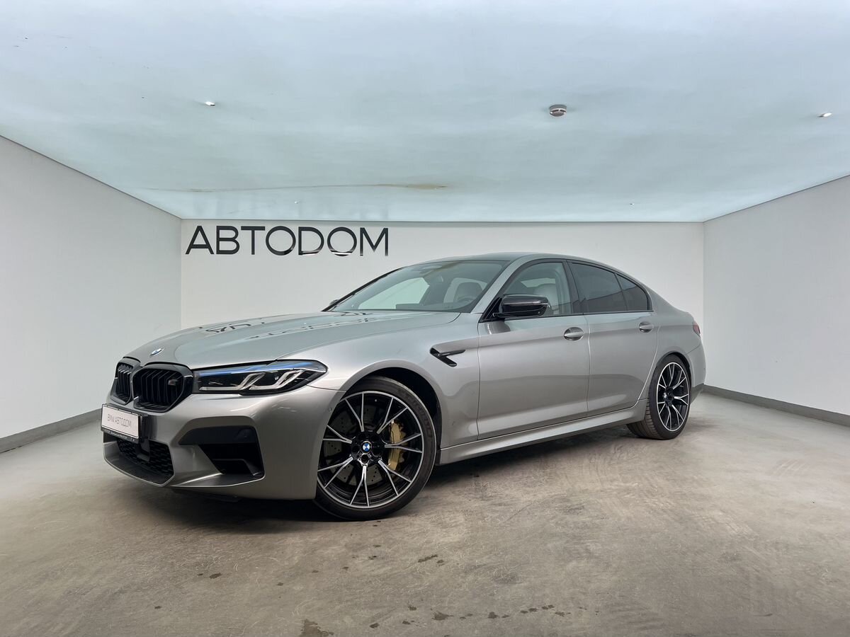 BMW M5 VI (F90) [рестайлинг] 4.4 AT 4WD (625 л.с.) Competition Серый 2020 с пробегом 88 350 км