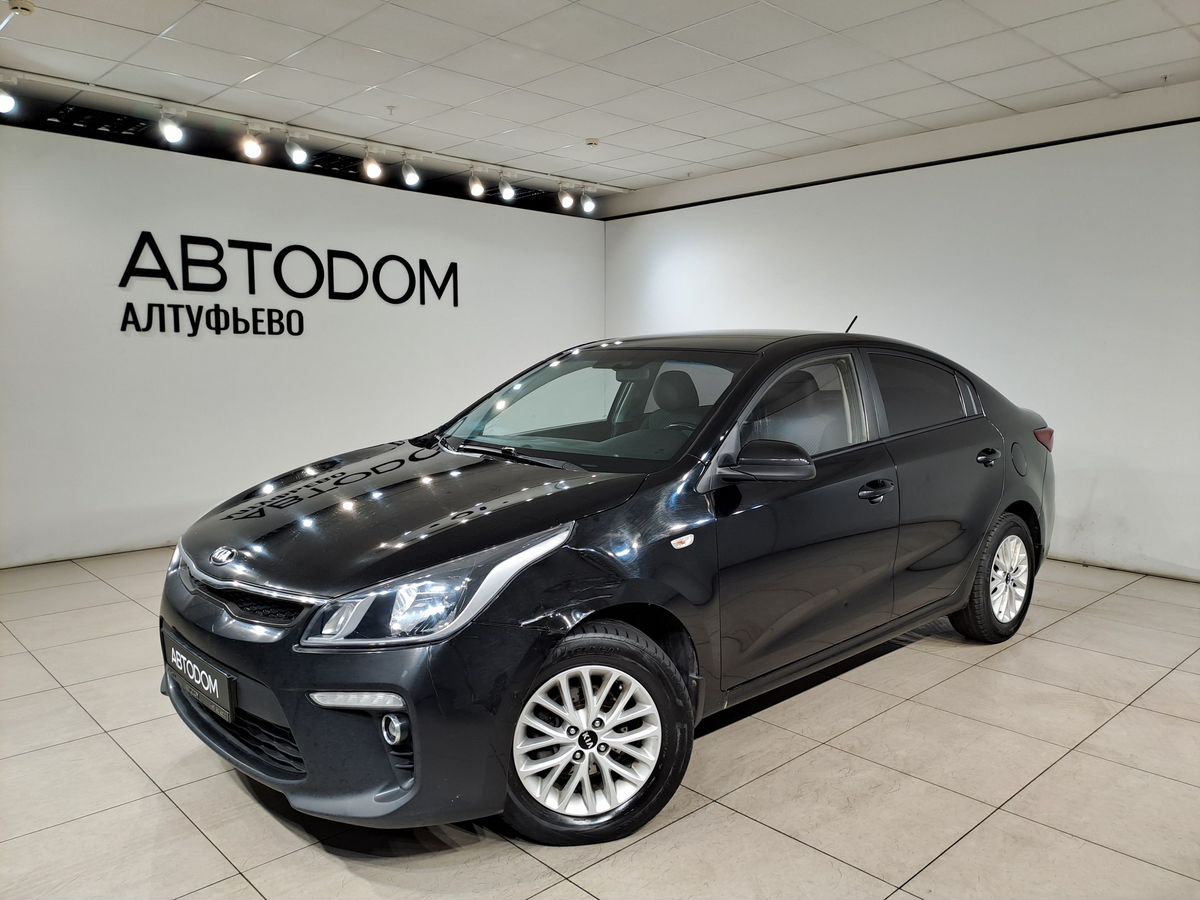 Kia Rio IV поколение 1.6 AT (123 л.с.) Luxe RED Line Чёрный 2018 с пробегом 161 228 км