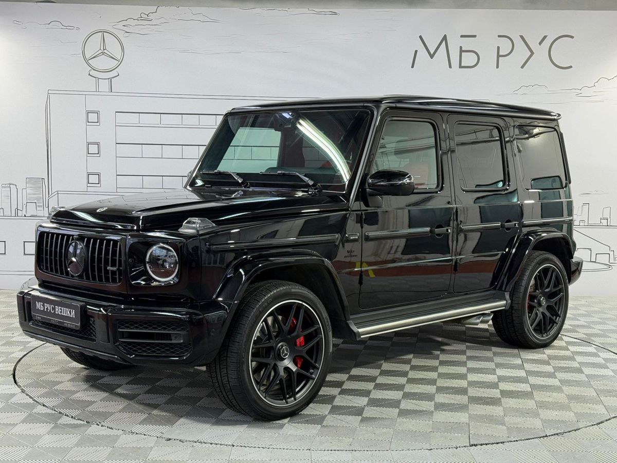 Автомобиль Mercedes-Benz G-Класс AMG II поколение (W463) 63 AMG 4.0 AT 4Matic (585 л.с.) AMG Чёрный 2023 с пробегом 10 614 км