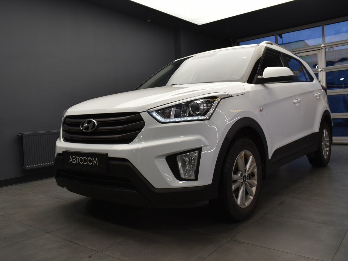 Hyundai Creta I поколение 1.6 MT (123 л.с.) Comfort Plus Белый 2019 с пробегом 108 000 км