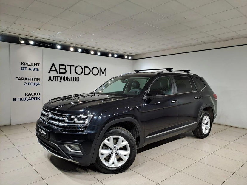 Автомобиль Volkswagen Teramont I поколение 2.0T AT 4WD (220 л.с.) Respect Чёрный 2019 с пробегом 104 377 км