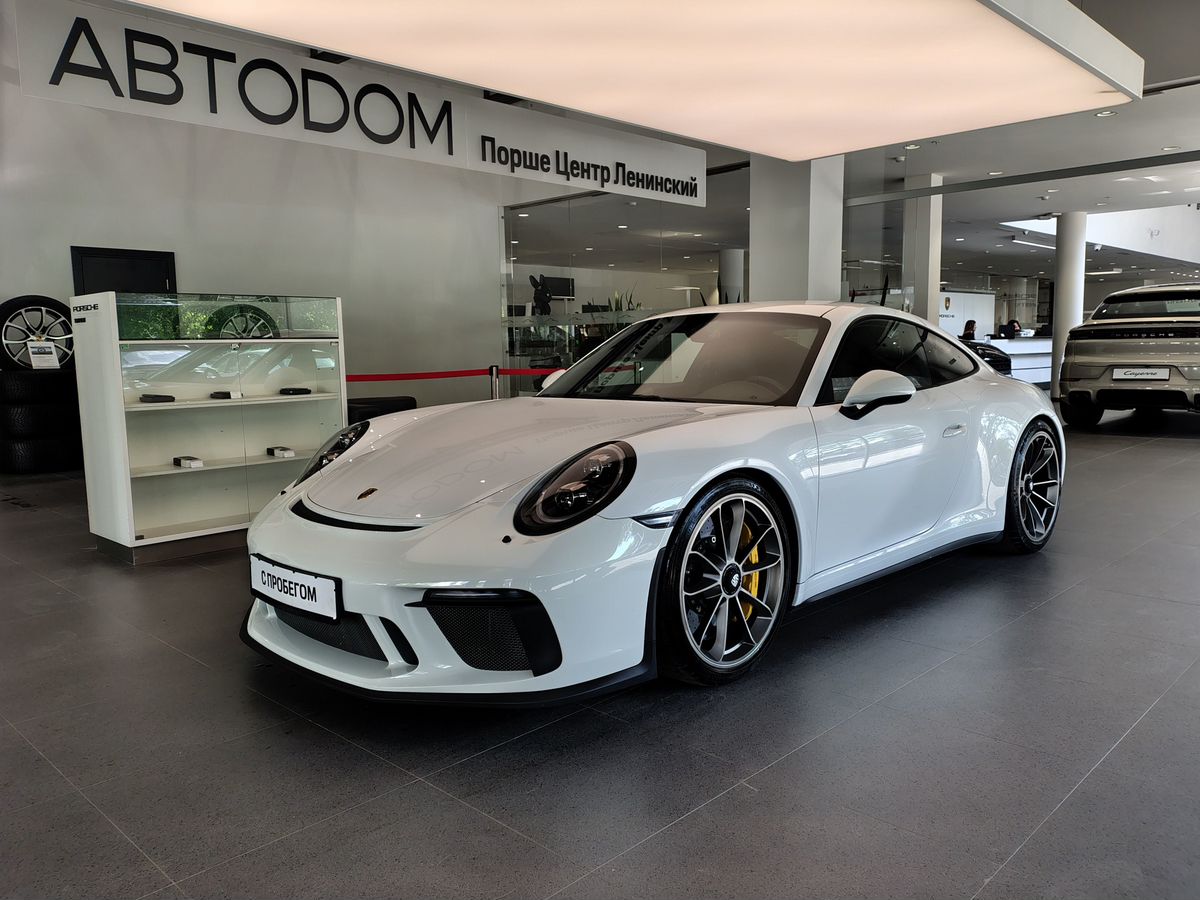 Porsche 911 GT3 III (991) [рестайлинг] GT3 4.0 MT (500 л.с.) GT3 Белый 2018 с пробегом 14 049 км