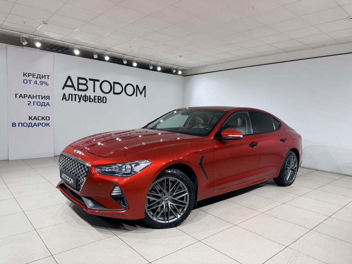 Автомобиль Genesis G70 I поколение 2.0 AT 4WD (197 л.с.) Premier (2018-2020) Красный 2019 с пробегом 96 000 км