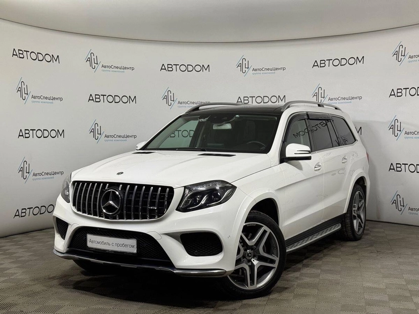 Автомобиль Mercedes-Benz GLS I поколение (X166) 350 3.0d AT 4Matic (249 л.с.) Особая серия Белый 2018 с пробегом 126 013 км