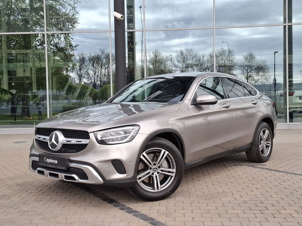 Mercedes-Benz GLC coupe I (C253) [рестайлинг] 220 2.0d AT 4Matic (194 л.с.) Premium Бежевый 2019 с пробегом 92 532 км