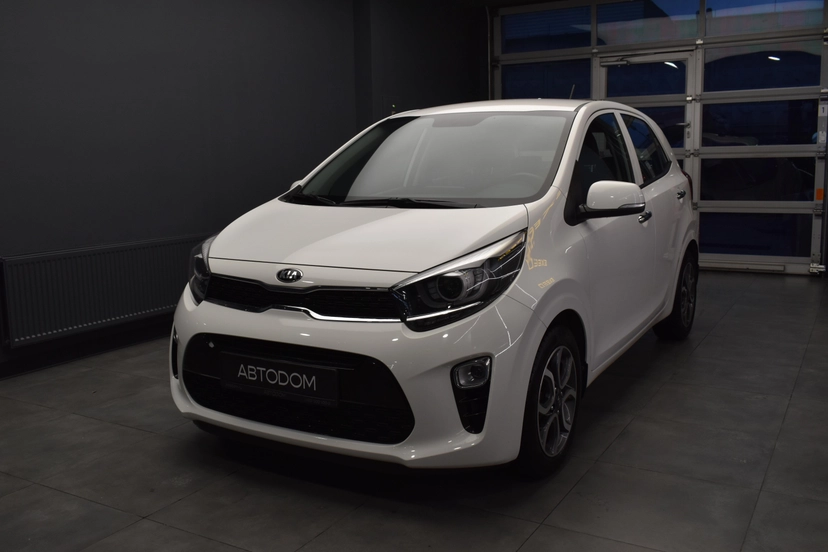 Автомобиль Kia Picanto III поколение 1.3 AT (84 л.с.) Prestige Белый 2020 с пробегом 40 608 км