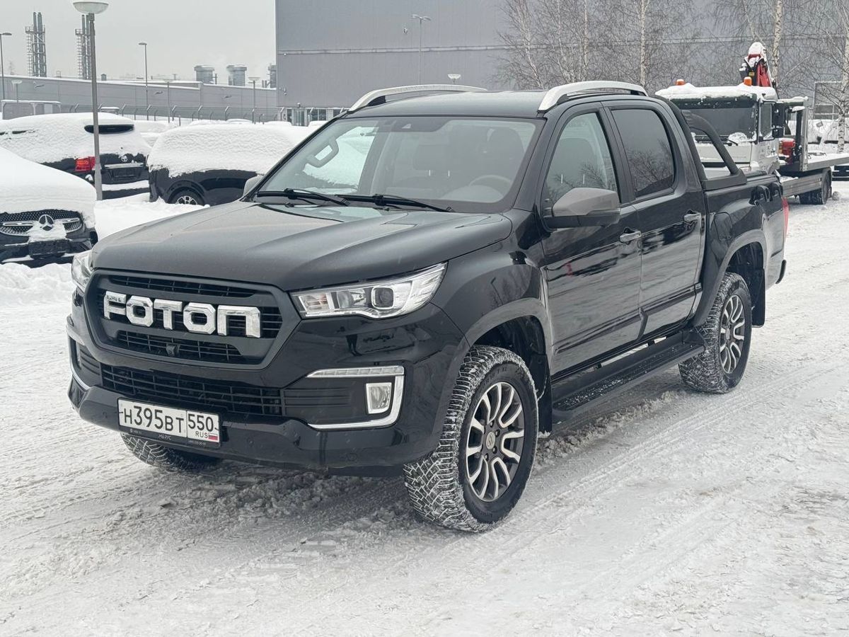 Автомобиль Foton Tunland G7 I поколение 2.0d AT 4WD (163 л.с.) Premium Чёрный 2024 с пробегом 31 800 км