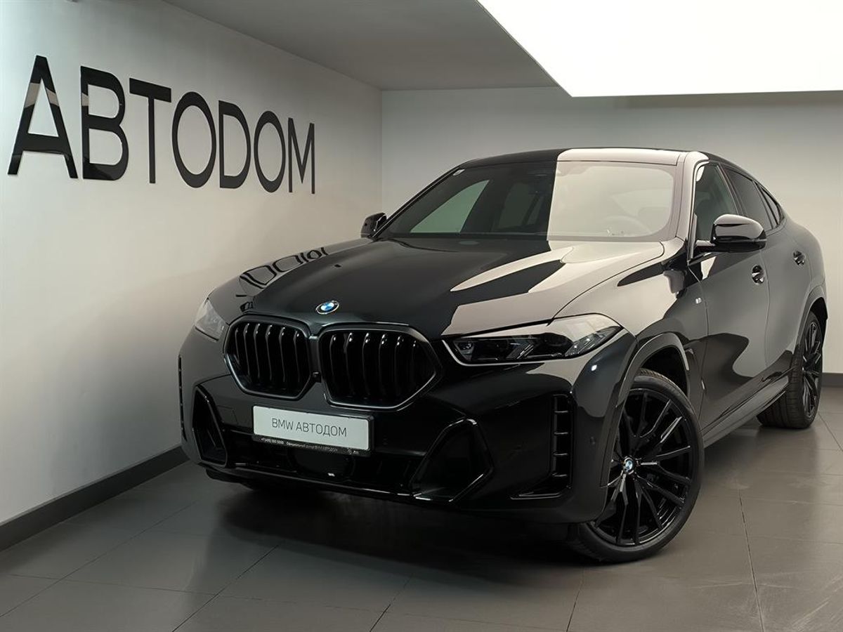 BMW X6 III (G06) [рестайлинг] 3.0 AT 4WD (381 л.с.) Base Чёрный 2025 