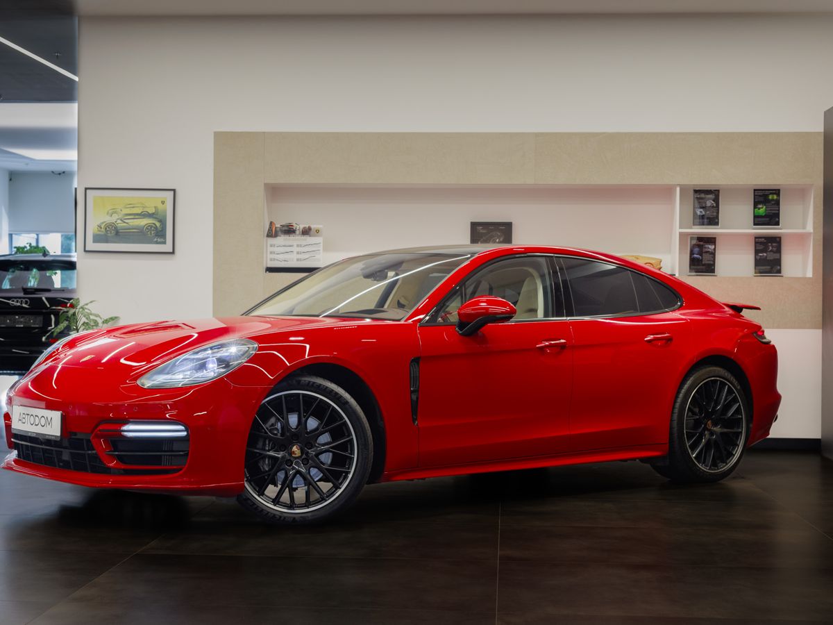 Porsche Panamera II [рестайлинг] 4 2.9 AMT 4WD (330 л.с.) Platinum Edition Красный 2021 с пробегом 57 330 км