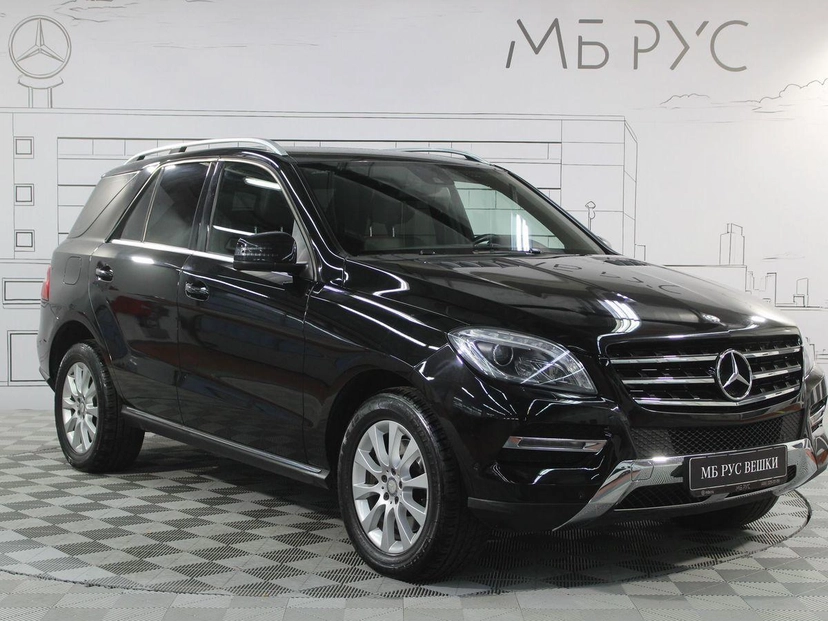 Автомобиль Mercedes-Benz M-Класс III поколение (W166) 400 3.0 AT 4Matic (333 л.с.) Особая серия Чёрный 2014 с пробегом 117 900 км