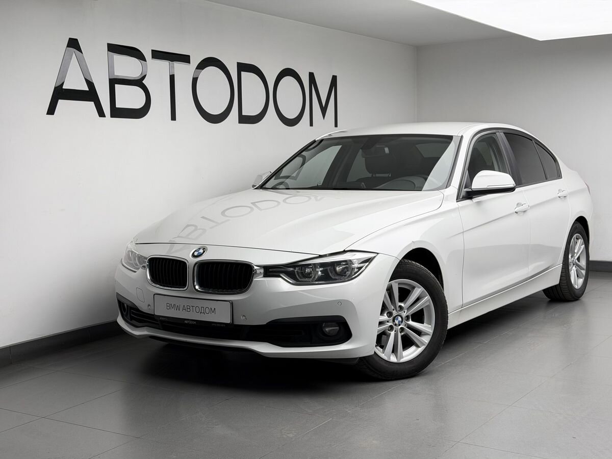 BMW 3 серии VI (F30/F31/F34) [рестайлинг] 318 1.5 AT (136 л.с.) Base Белый 2018 с пробегом 127 242 км