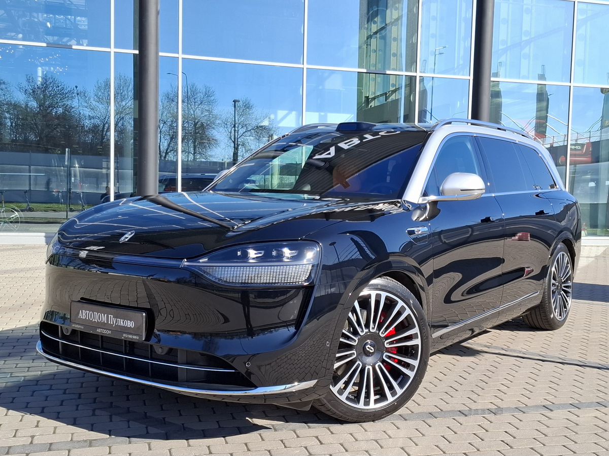 Автомобиль AITO M9 I поколение 52 kWh 1.5hyb AT 4WD (496 л.с.) Ultra Extended Range Чёрный 2024 с пробегом 1 800 км