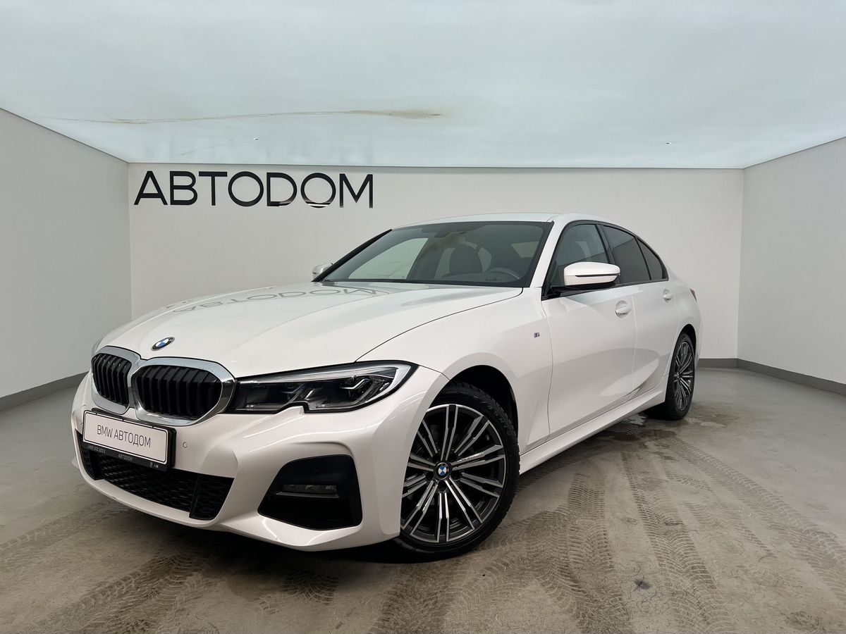 Автомобиль BMW 3 серии VII поколение (G20/G21/G28) 320 2.0 AT 4WD (184 л.с.) M Sport Pure Белый 2021 с пробегом 61 368 км