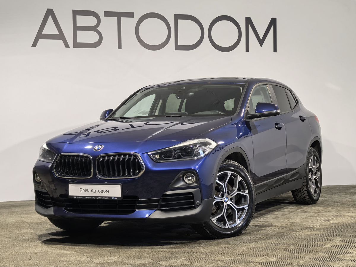 Автомобиль BMW X2 I поколение (F39) 2.0d AT 4WD (150 л.с.) Advantage Синий 2020 с пробегом 76 000 км