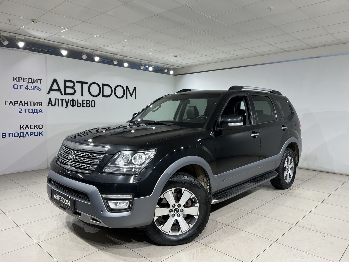 Kia Mohave I [рестайлинг] 3.0d AT 4WD (250 л.с.) Premium Чёрный 2017 с пробегом 131 810 км