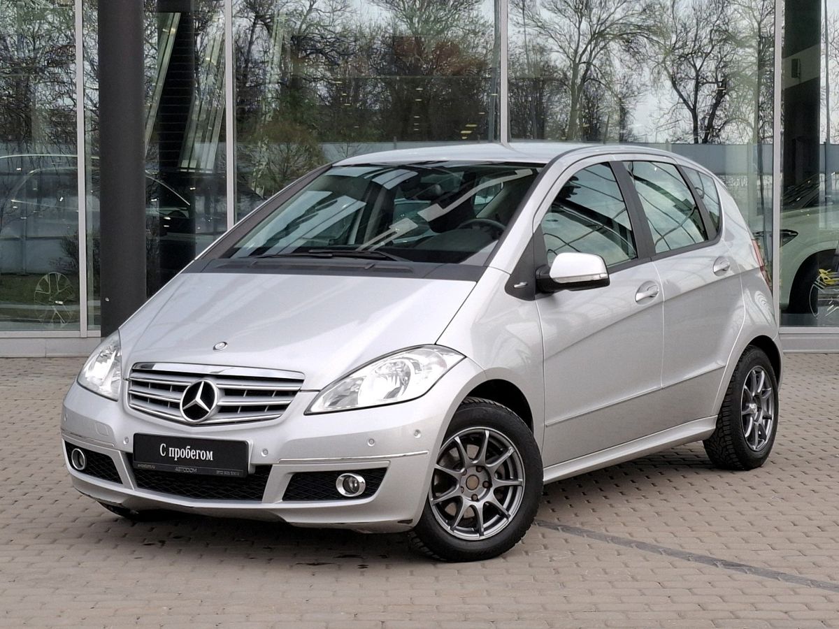 Автомобиль Mercedes-Benz A-Класс II (W169) [рестайлинг] 180 2.0d CVT (109 л.с.) Avantgarde Серый 2011 с пробегом 83 163 км