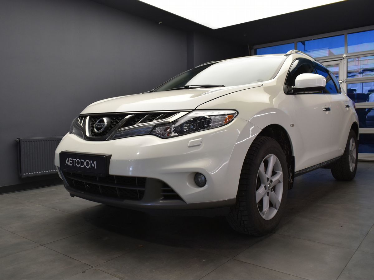 Nissan Murano II (Z51) [рестайлинг] 3.5 CVT 4WD (249 л.с.) Base Белый 2010 с пробегом 143 000 км