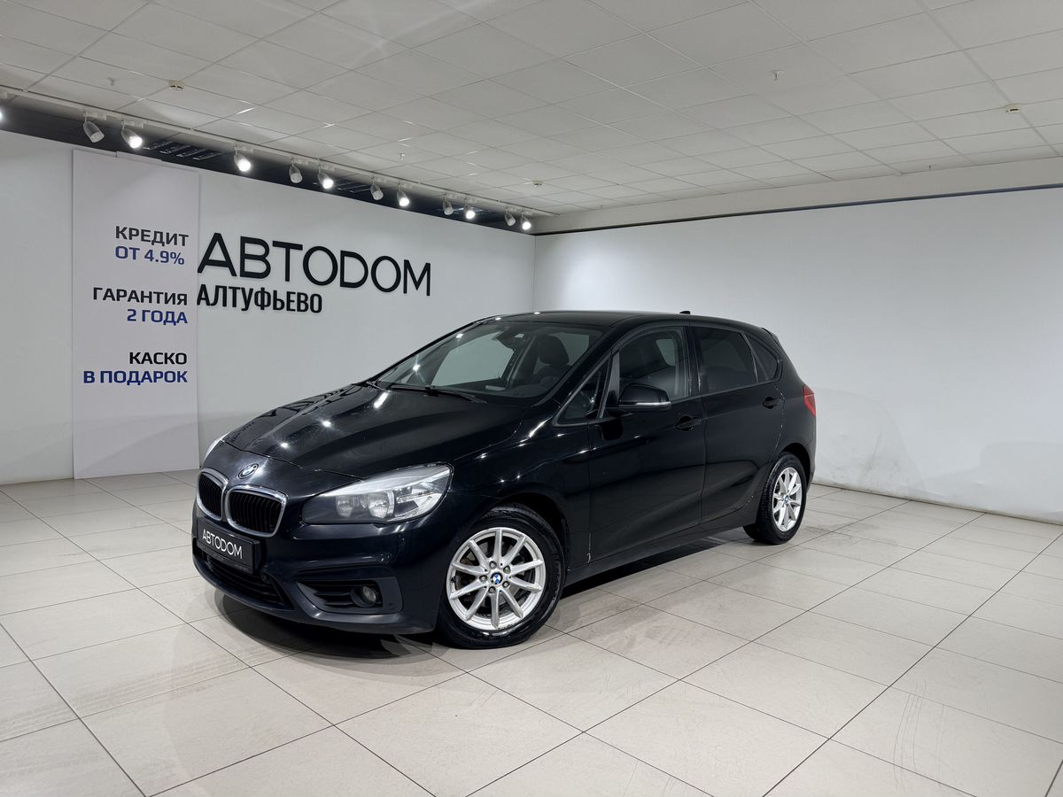 BMW 2 серии Active Tourer I поколение (F45) 218 1.5 AT (136 л.с.) Advantage Чёрный 2017 с пробегом 163 373 км