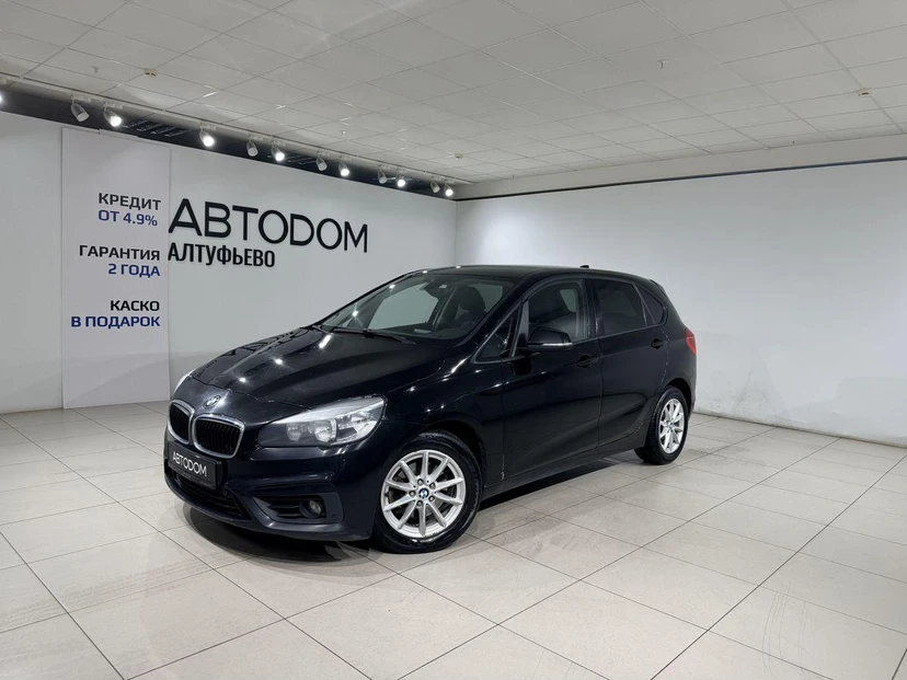 BMW 2 серии Active Tourer I поколение (F45) 218 1.5 AT (136 л.с.) Advantage Чёрный 2017 с пробегом 163 373 км