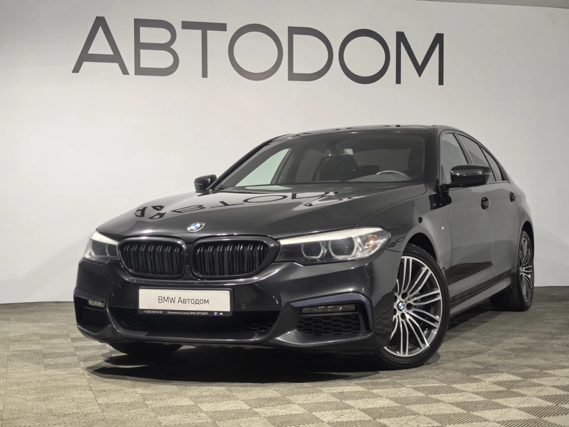 Автомобиль BMW 5 серии VII поколение (G30/G31) 520 2.0d AT 4WD (190 л.с.) M Sport Чёрный 2019 с пробегом 92 763 км