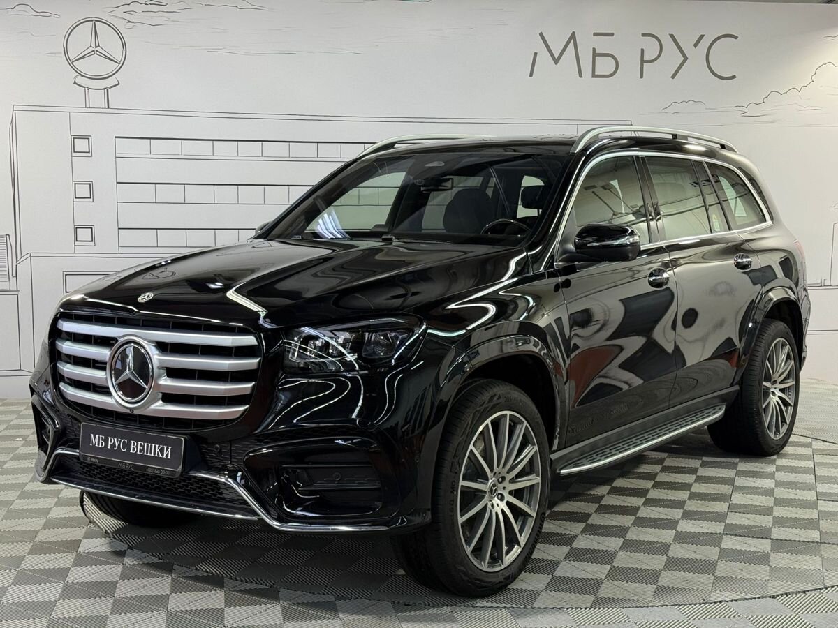 Автомобиль Mercedes-Benz GLS II (X167) [рестайлинг] 450 3.0d AT 4Matic (367 л.с.) Base Чёрный 2025 с пробегом 29 км