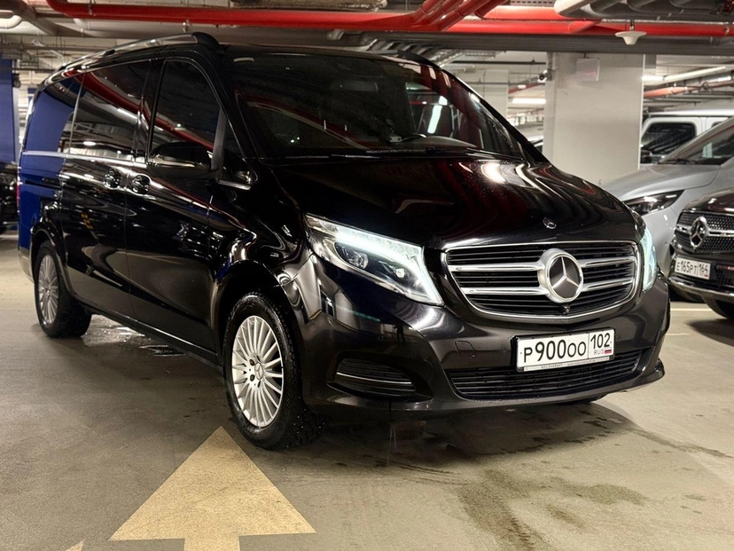 Автомобиль Mercedes-Benz V-Класс II поколение (W447) 250 2.1d AT 4Matic Long (190 л.с.) Base Чёрный 2015 с пробегом 115 428 км