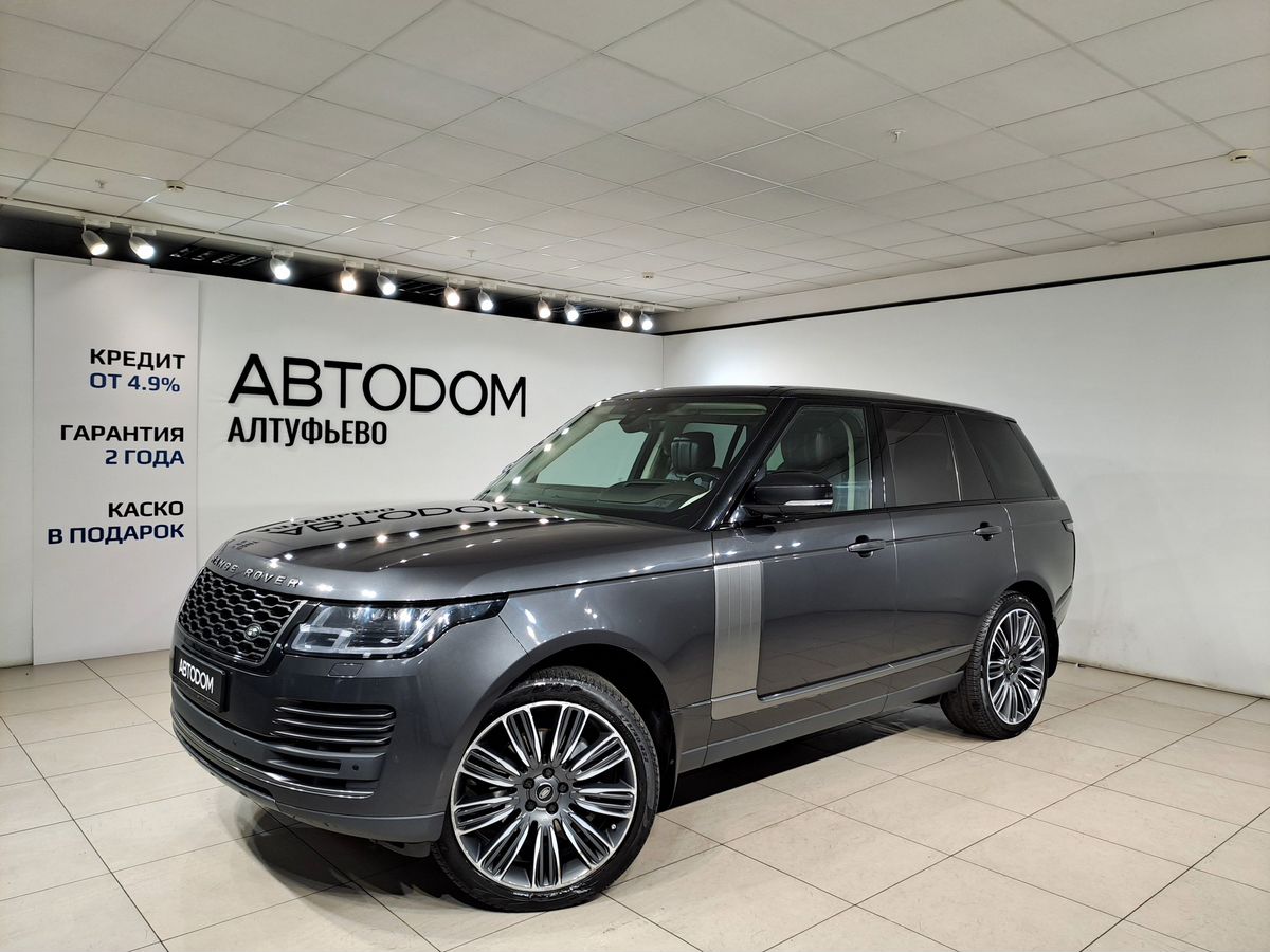 Автомобиль Land Rover Range Rover IV [рестайлинг] 3.0d AT 4WD (249 л.с.) Vogue SE Серый 2020 с пробегом 72 792 км