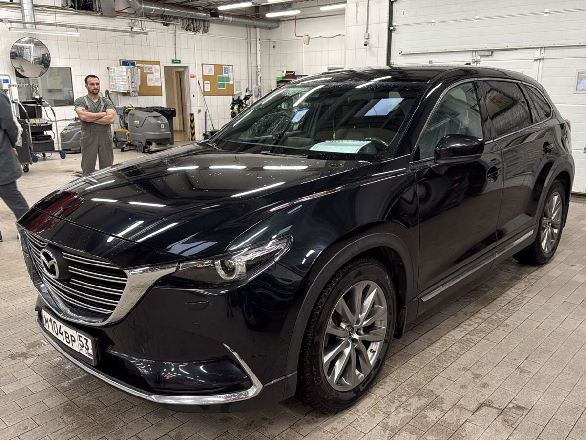 Mazda CX-9 II поколение 2.5 AT 4WD (231 л.с.) Executive Чёрный 2018 с пробегом 78 958 км