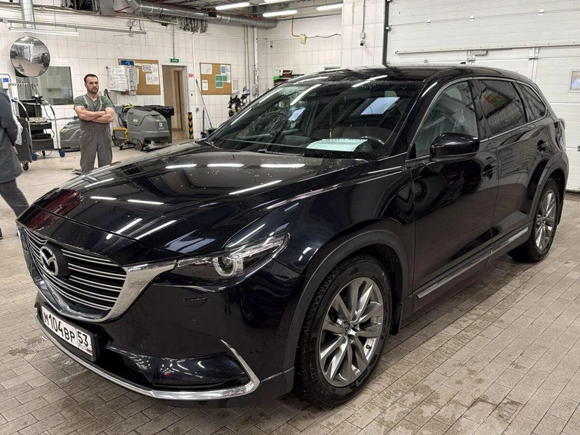 Mazda CX-9 II поколение 2.5 AT 4WD (231 л.с.) Executive Чёрный 2018 с пробегом 78 958 км