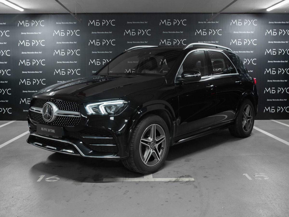 Mercedes-Benz GLE II поколение (V167) 300 2.0d AT 4Matic (245 л.с.) Sport Чёрный 2020 с пробегом 44 289 км