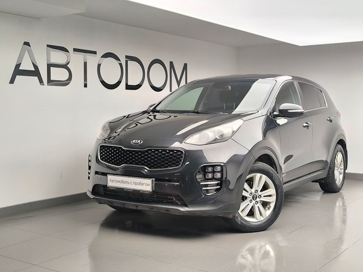 Автомобиль Kia Sportage IV поколение 2.0 AT 4WD (150 л.с.) Comfort Серый 2018 с пробегом 71 235 км
