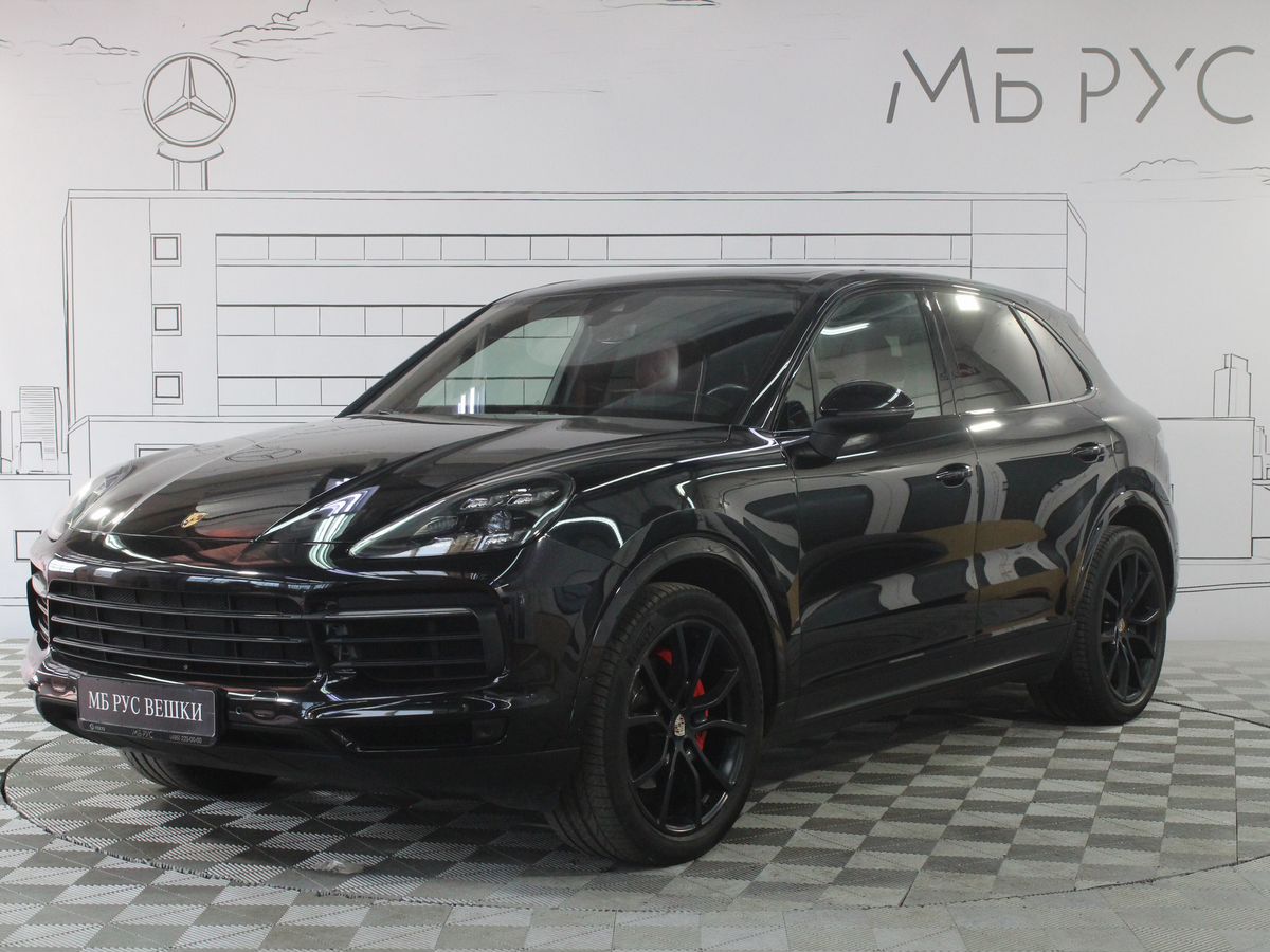 Автомобиль Porsche Cayenne III поколение 3.0 AT 4WD (340 л.с.) Base Чёрный 2019 с пробегом 105 000 км