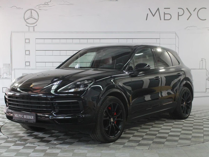 Автомобиль Porsche Cayenne III поколение 3.0 AT 4WD (340 л.с.) Base Чёрный 2019 с пробегом 105 000 км