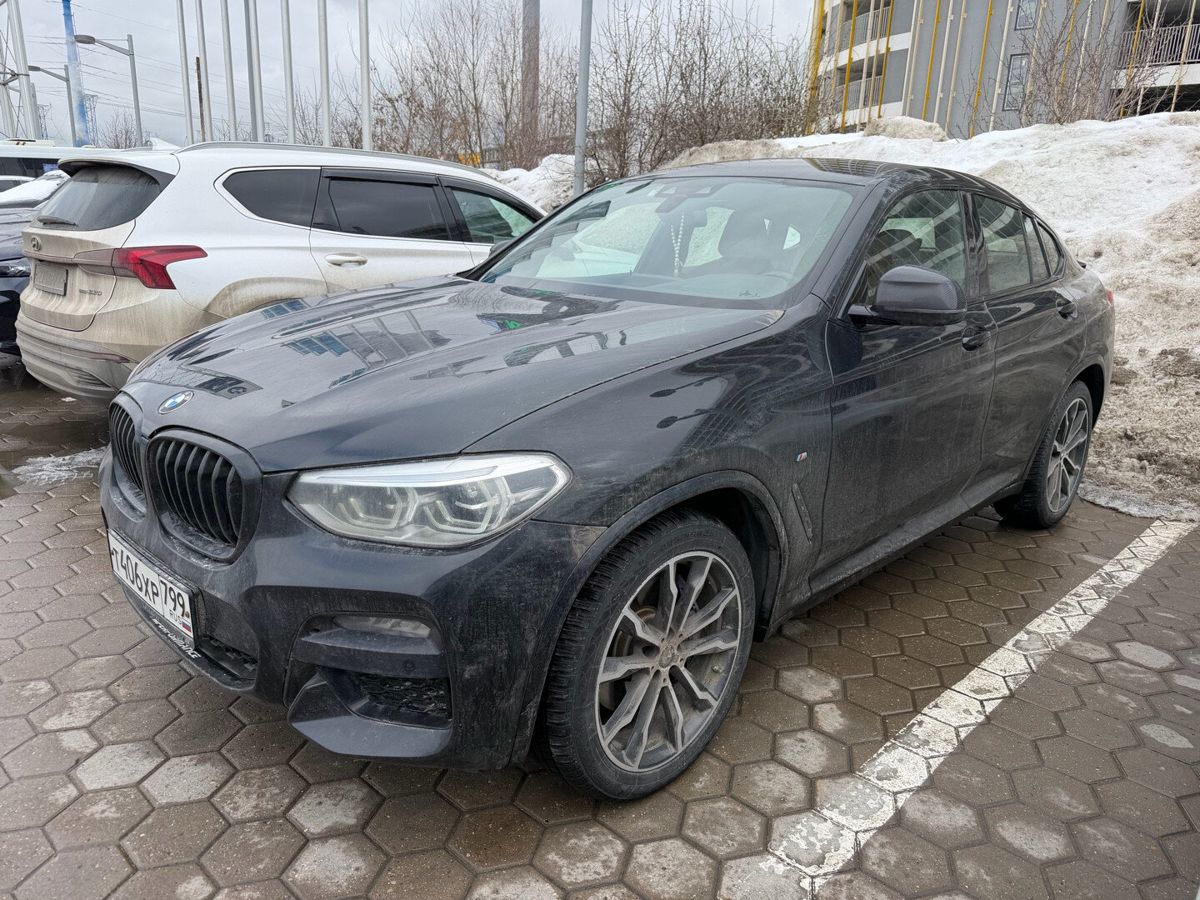 Автомобиль BMW X4 II поколение (G02) 3.0d AT 4WD (249 л.с.) M Sport Чёрный 2021 с пробегом 101 315 км