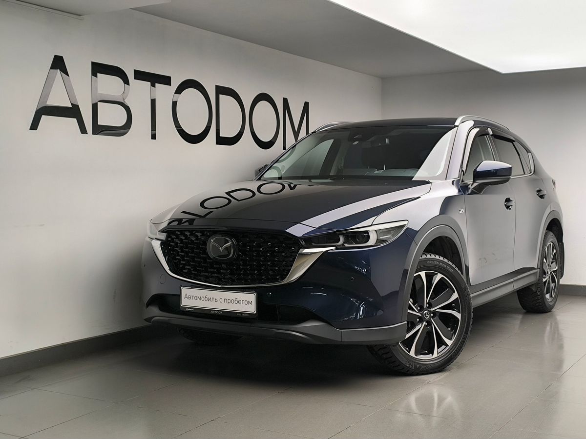 Автомобиль Mazda CX-5 II [рестайлинг] 2.5 AT (196 л.с.) Honorable (Zun yao) Синий 2023 с пробегом 9 157 км