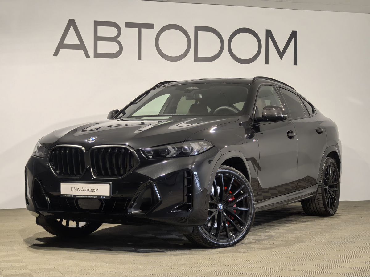 BMW X6 III (G06) [рестайлинг] 3.0d AT 4WD (340 л.с.) Base Чёрный 2026 