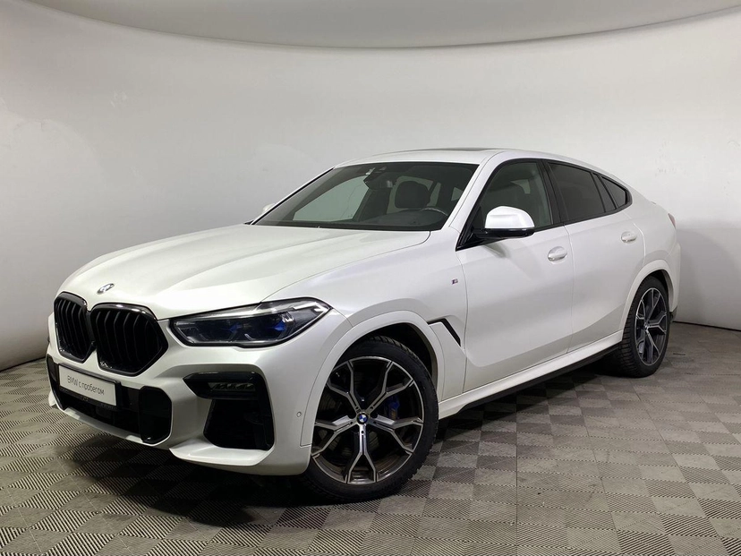 Автомобиль BMW X6 III поколение (G06) 3.0d AT 4WD (340 л.с.) Base Белый 2020 с пробегом 104 000 км