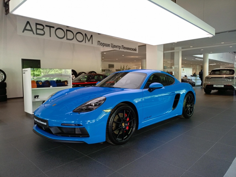 Автомобиль Porsche Cayman III поколение (982) GTS 4.0 MT (400 л.с.) GTS Синий 2025