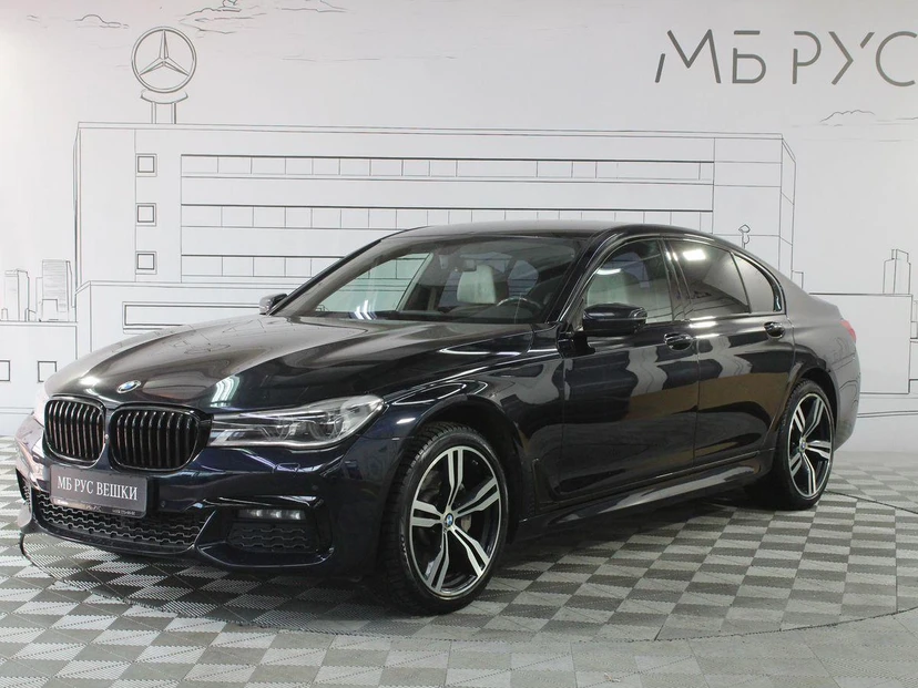 Автомобиль BMW 7 серии VI поколение (G11/G12) 730 3.0d AT 4WD (249 л.с.) M Sport SE Чёрный 2018 с пробегом 97 000 км