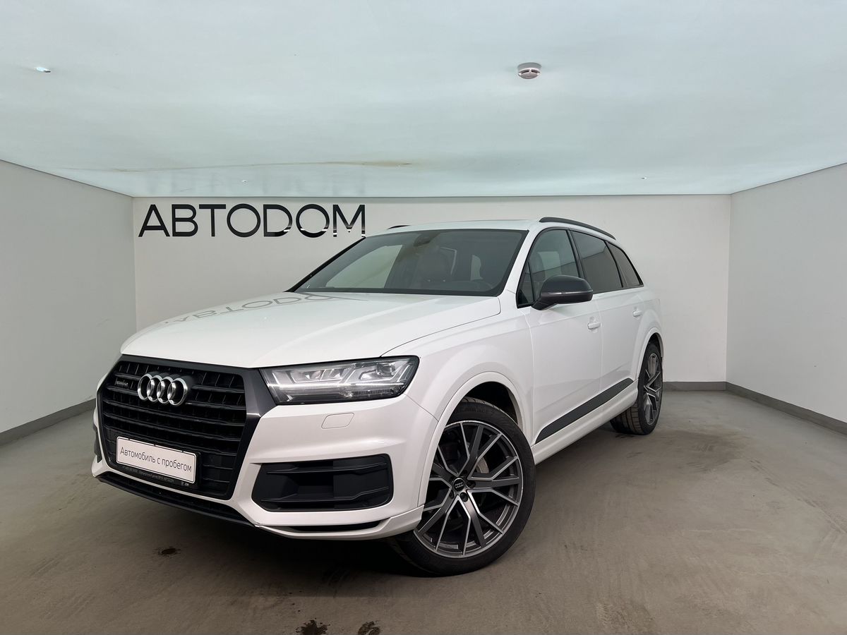 Audi Q7 II поколение (4M) 3.0d AT 4WD (249 л.с.) Business Белый 2017 с пробегом 174 556 км