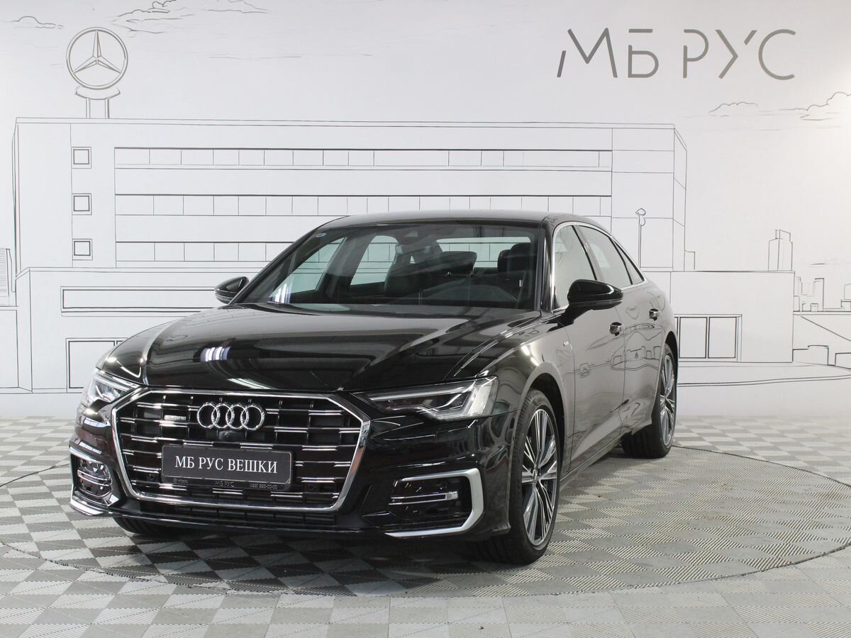 Автомобиль Audi A6 VI поколение (C9) 2.0 AMT 4WD (204 л.с.) Base Чёрный 2025 с пробегом 45 км