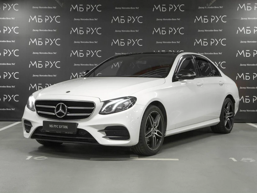 Mercedes-Benz E-Класс V поколение (W213/S213/C238) 200 2.0 AT 4Matic (184 л.с.) Sport Plus Белый 2017 с пробегом 107 002 км