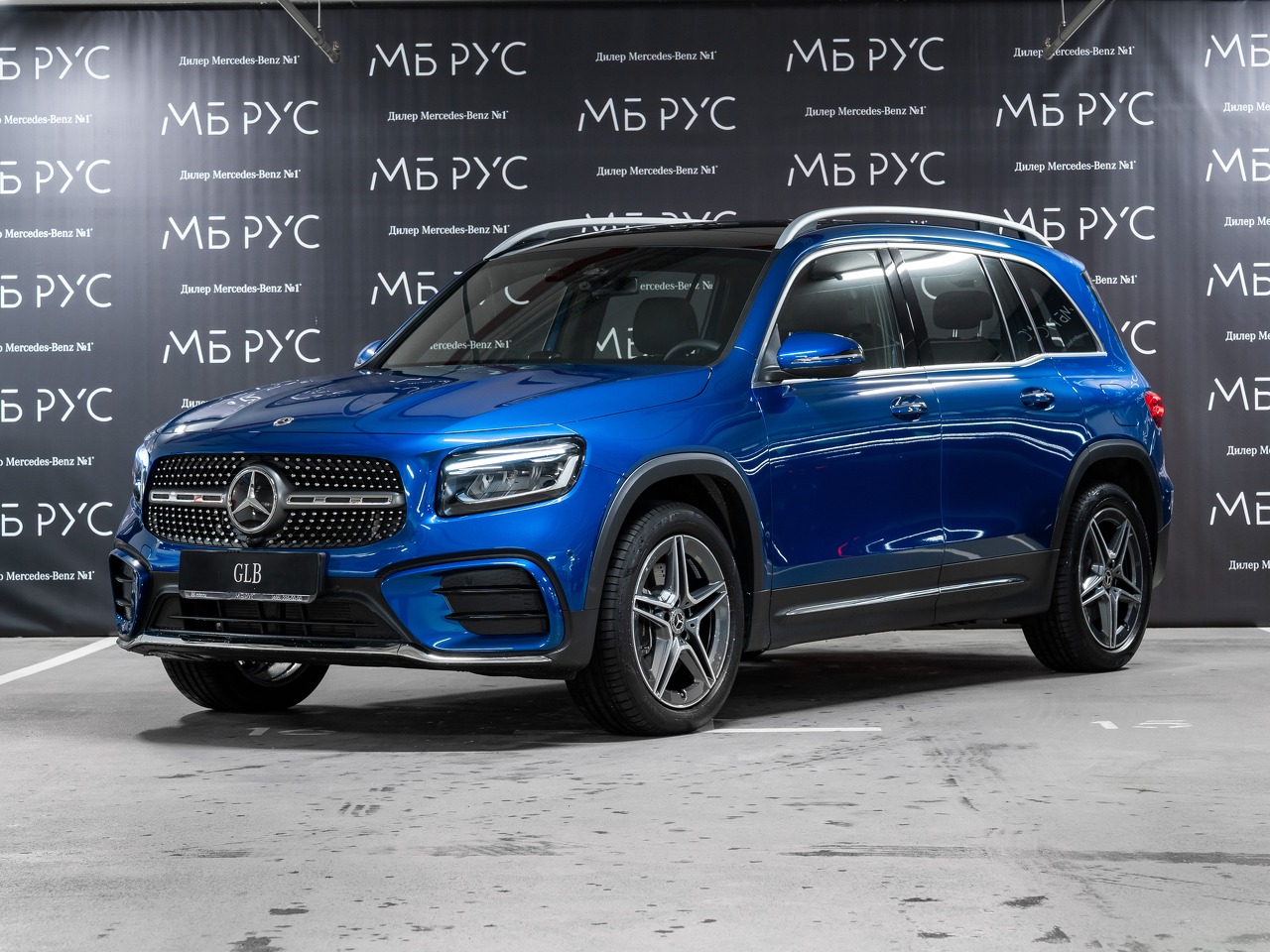 Автомобиль Mercedes-Benz GLB I (X247) [рестайлинг] 250 2.0 AMT 4Matic (224 л.с.) Base Синий 2025 