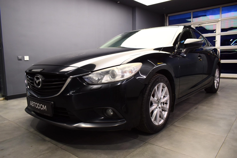 Автомобиль Mazda 6 III поколение (GJ) 2.0 AT (150 л.с.) Base Чёрный 2015 с пробегом 178 056 км
