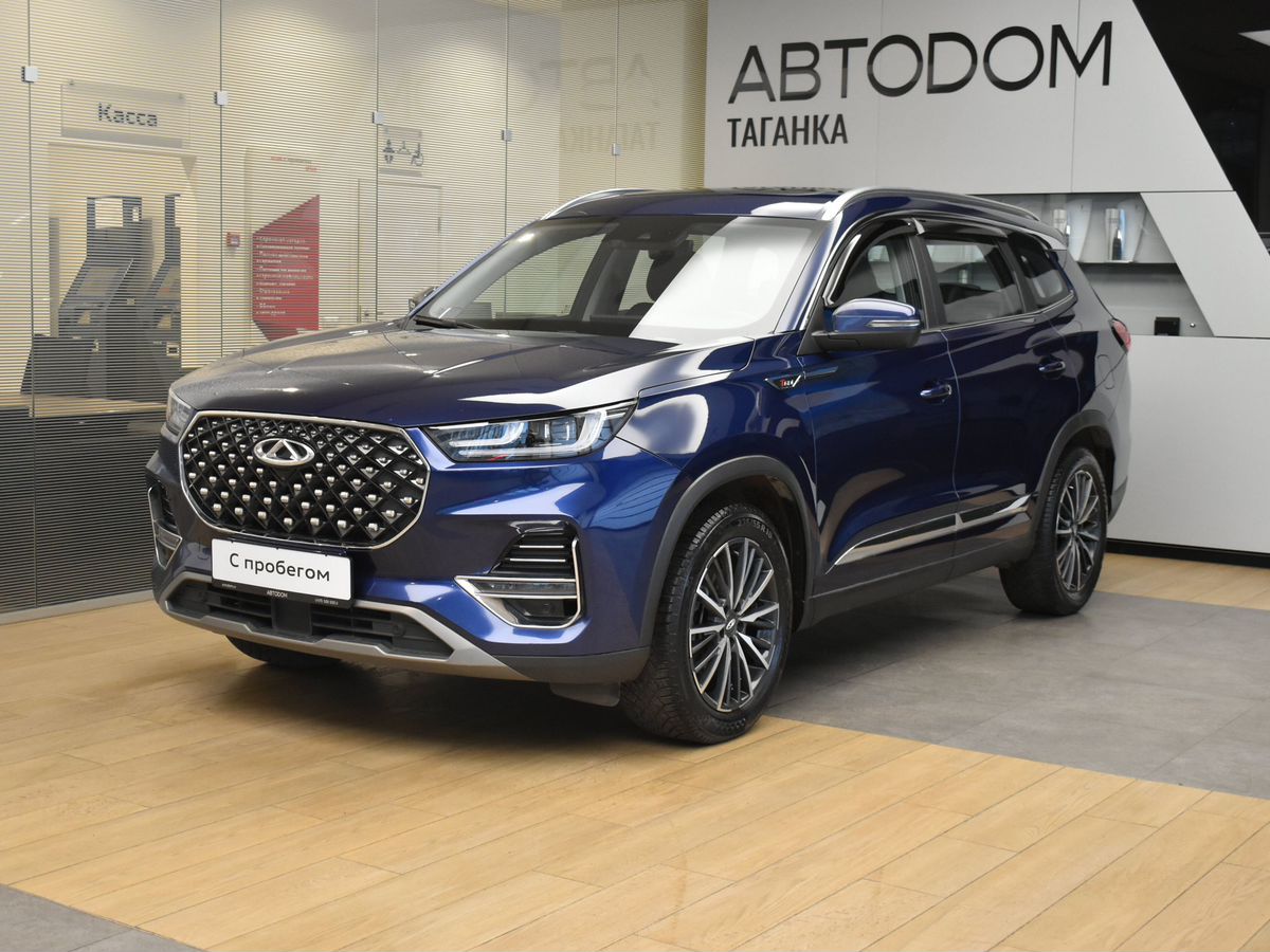 Автомобиль CHERY Tiggo 8 Pro I поколение 1.6 AMT (186 л.с.) Ultimate Синий 2022 с пробегом 73 000 км