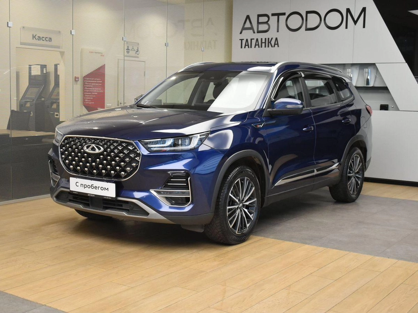 Автомобиль CHERY Tiggo 8 Pro I поколение 1.6 AMT (186 л.с.) Highline Синий 2022 с пробегом 73 000 км