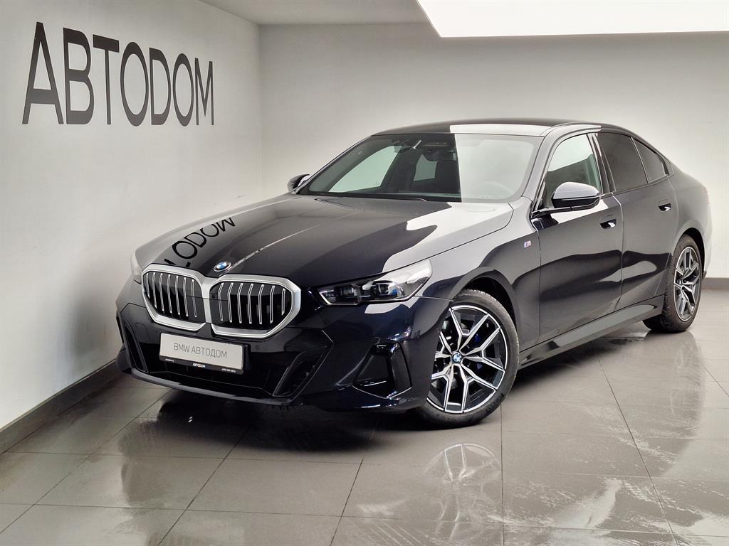 Автомобиль BMW 5 серии VIII поколение (G60) 2.0d AT 4WD (197 л.с.) Base Чёрный 2025 с пробегом 4 510 км