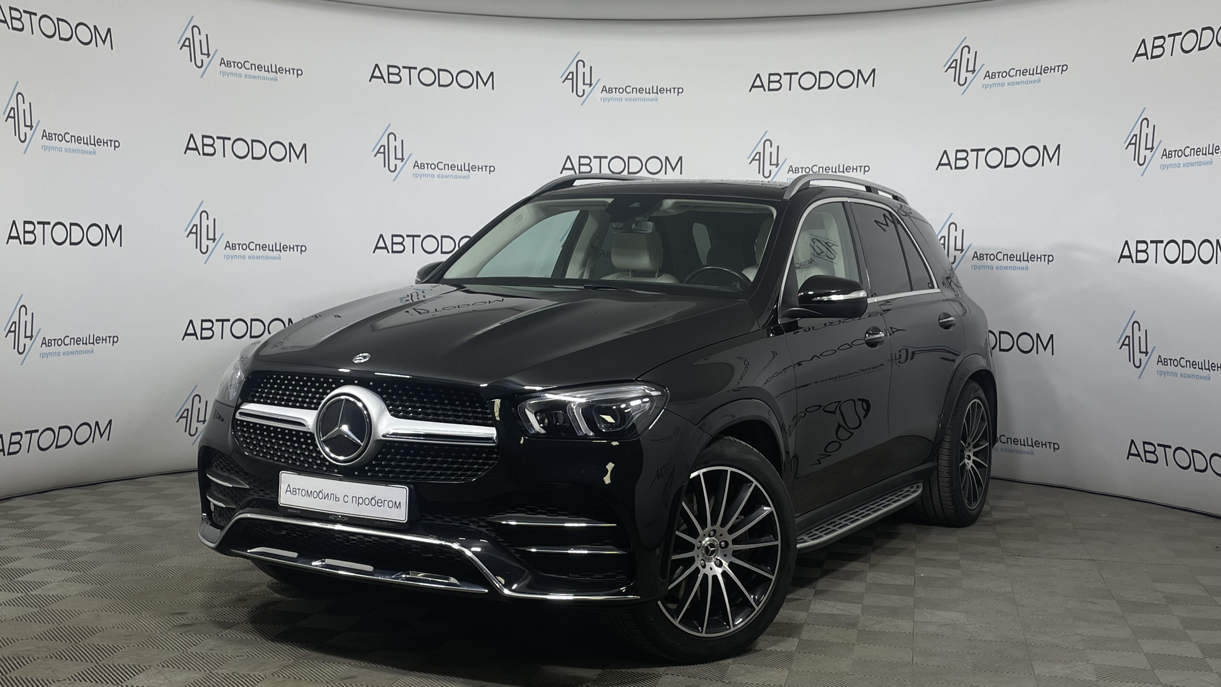 Автомобиль Mercedes-Benz GLE II поколение (V167) 450 3.0 AT 4Matic (367 л.с.) Sport Plus Чёрный 2021 с пробегом 64 045 км